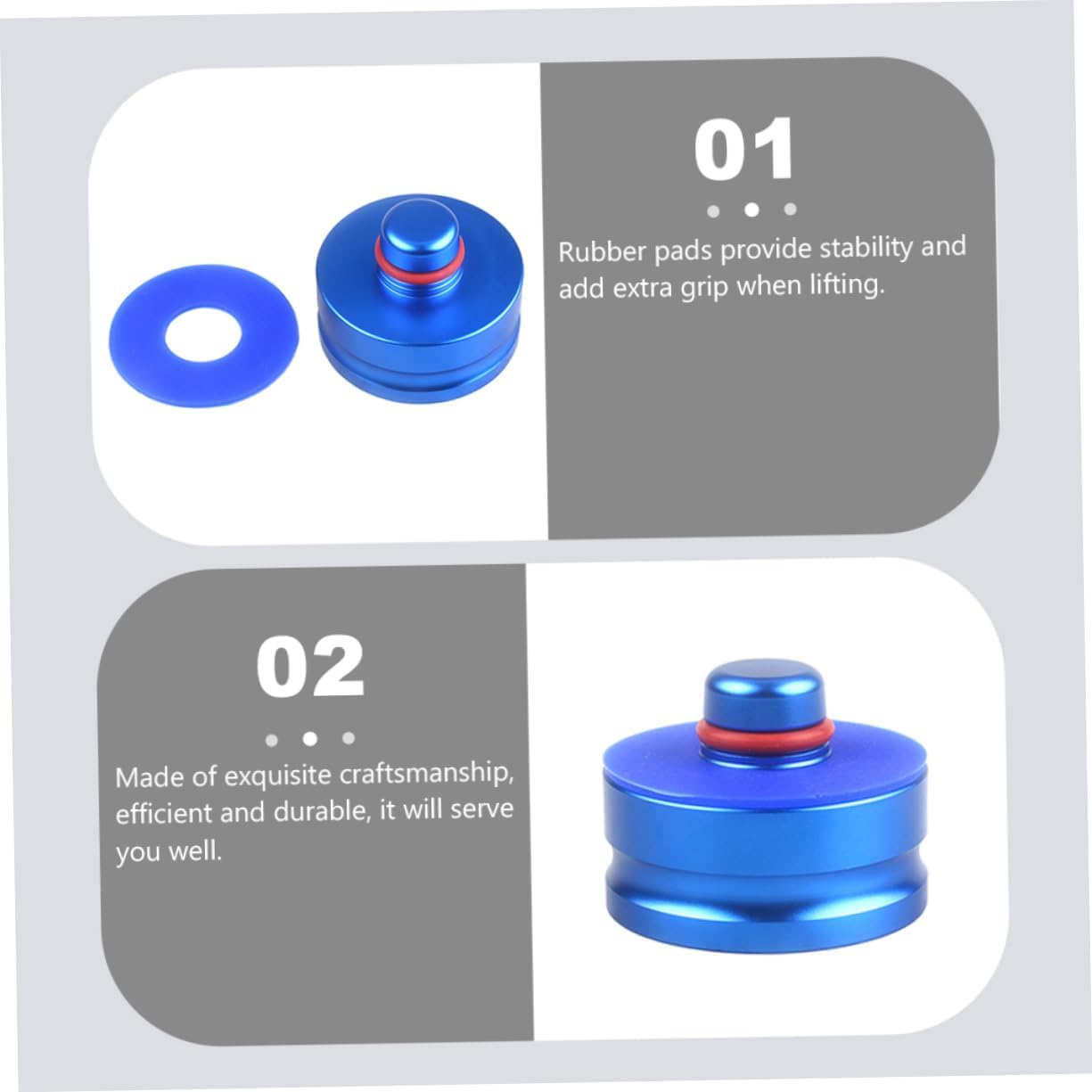 ABOOFAN Electric Car Jacking Pad Adapter Set Durable Jack Support Pad Precise Fit for Safe Vehicle Lifting and Maintenance