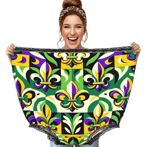 Culotte surdimensionnée fleur de lys noir Augenstern pour carnaval