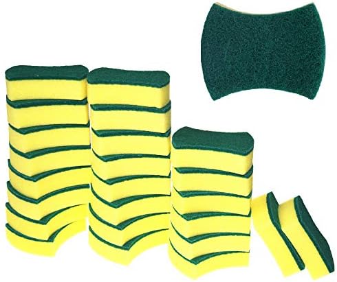Kitchen Cleaning Sponge,Eco Non-scratch for Dish,Scrub Sponge(Pack of 24)