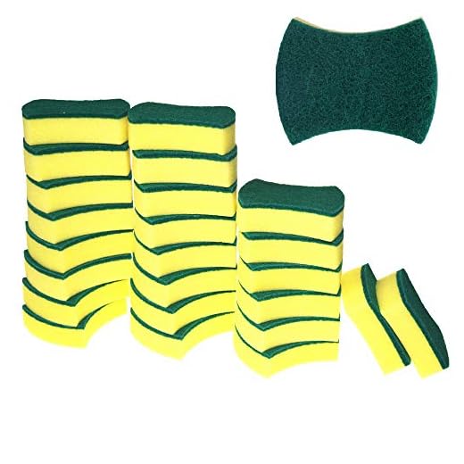 Kitchen Cleaning Sponge,Eco Non-scratch for Dish,Scrub Sponge(Pack of 24)