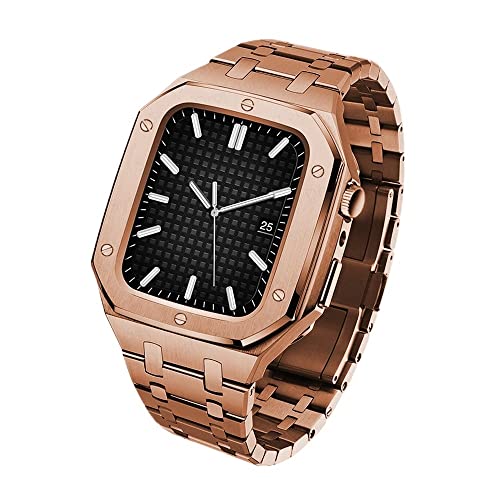 Boîtier montre acier inoxydable Apple Watch SE 44 mm anti-rayures
