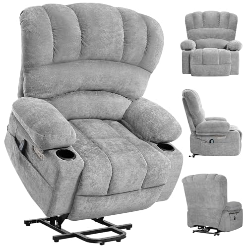 DURASPACE Power Lift Recliner Electric Lift Massage Recliner Chairs with