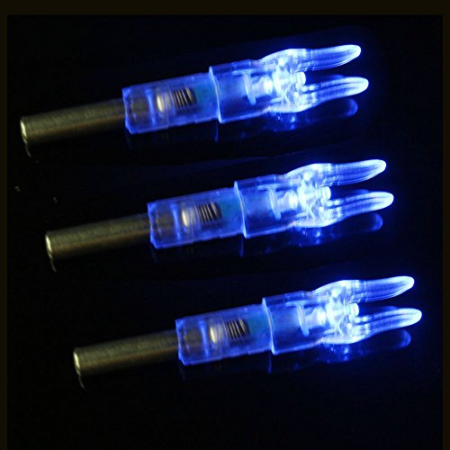 image for Reikawa 6PCS-S Lighted Nocks for Arrows with .244/6.2mm Inside Diamete