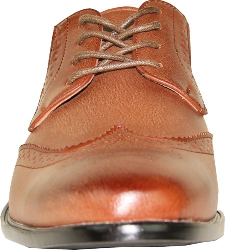 Coronado Mens Dress Shoe Milano-1 Classic Oxford Fashion Wing Tip Style Leather Lining2