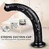 BDSMLOVE Extra lang Analplug, Analdildo XXL riesen Buttplug Dildo Monster Dildo Analdehner Butt Plug mit Saugnapf, Dildoschwanz Analspielzeuge Analplug für Paare Frauen Männer #4