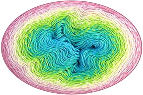Scheepjes Whirl, Cotton, Rosa, Blu, Verde, 1 cm