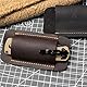 HAFRILY 1 Stück Leder EDC Messerscheide Leder für EDC Messertasche für Gürtel Multifunktionswerkzeug Faltmesser Halterung Schutzhülle