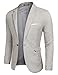 Produktbild COOFANDY Männer Blazer Sakko Herren Sportlich Slim Fit Modern Freizeit Jacke Sommersakko Hellgrau XXL