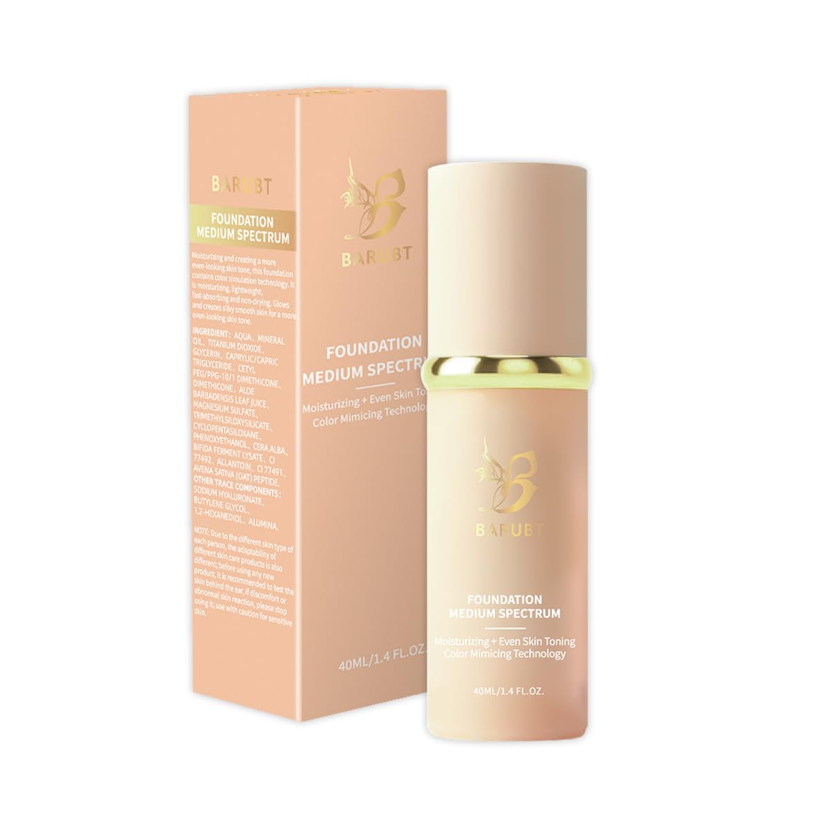 Amazon.com : BARUBT 4-in-1 Color Changing Foundation - Medium