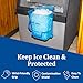 San Jamar Plastic Light Duty Ice Tote, 6 Gallons, Blue