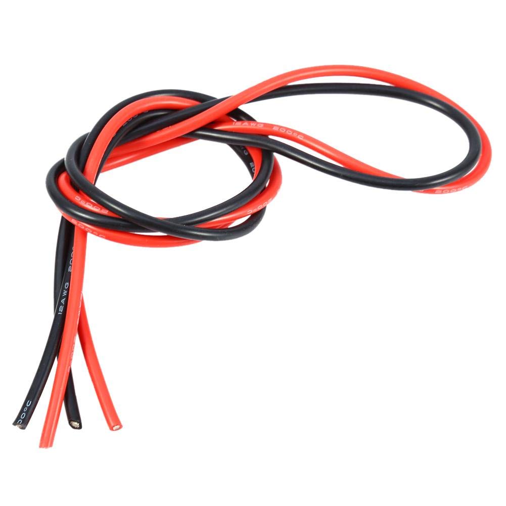 12 Feet 8 AWG Super Flexible Silicone Wire – 8 Gauge For RC Car, ESC, Motor – Brushless RC Brand