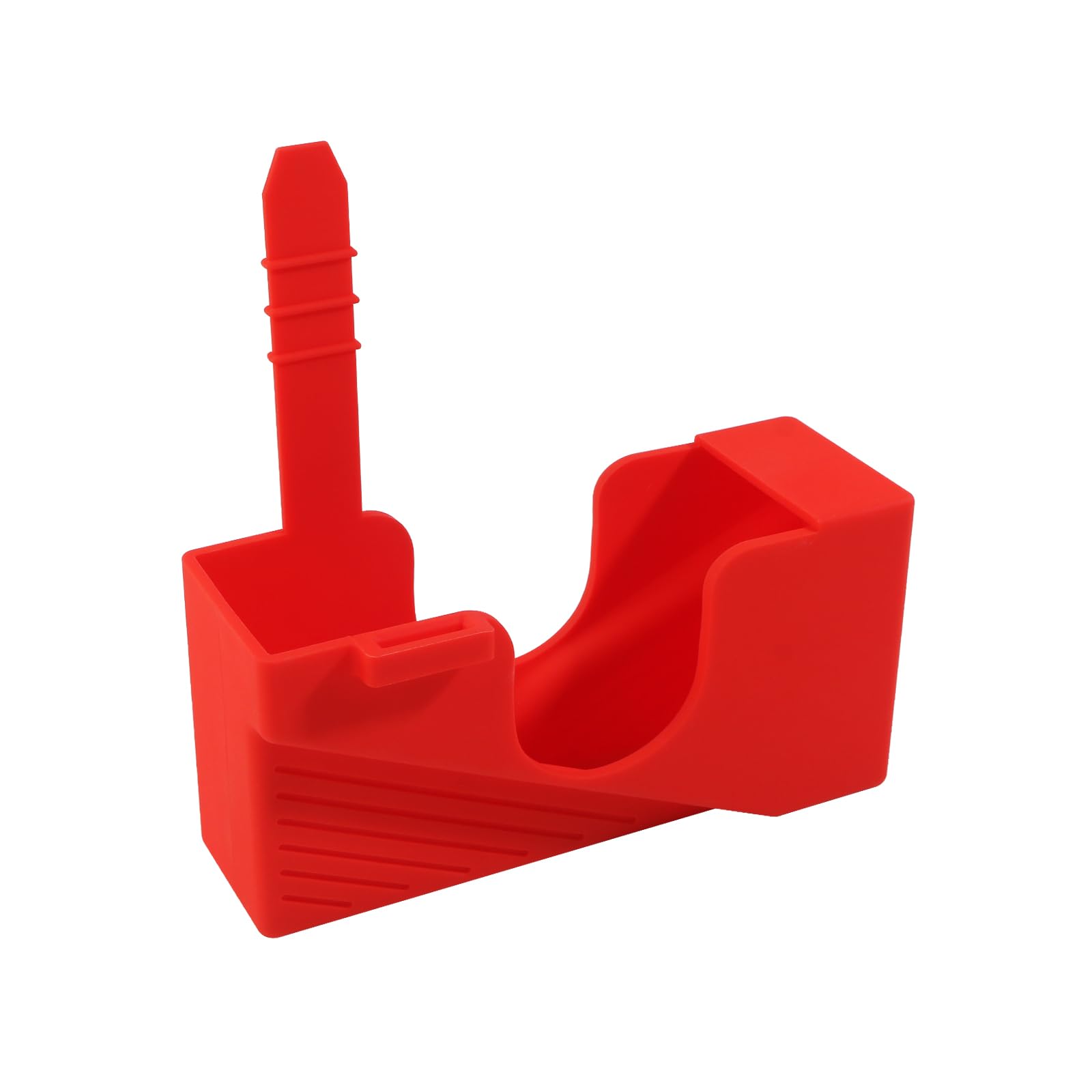 Housse de transducteur de voyage pour Garmin Livescope Plus LVS34 | Coque de transducteur en silicone souple pour Lowrance ActiveTarget 2, protégez votre transducteur (rouge)