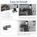 MEIRIYFA Desktop Computer Power Switch Power Supply Cable, External PC Power Button Extension Cable with ON Off Reset Switch for Computer Motherboard (2M, Black)