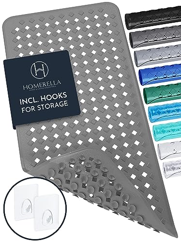 Bathtub Mat Non Slip Anti Mould 88x39cm, homerella® Shower Mat Machine Washable & BPA free, Shower Mat Non Slip Anti Mould