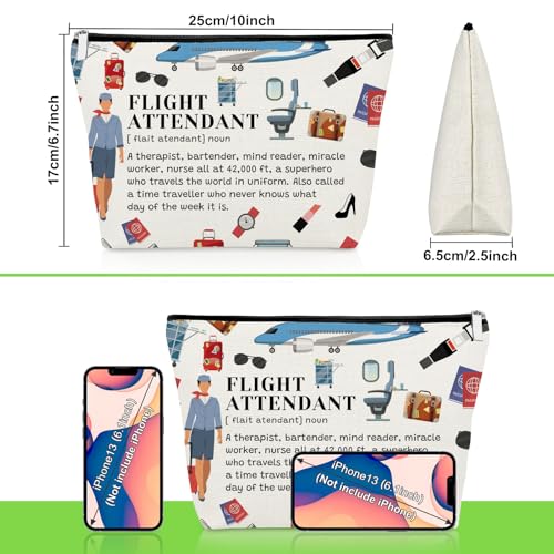 Flight Attendant Appreciation Makeup Bag