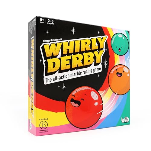 Whirly Derby: The All Action Marble Racing Game | New Family Board Game, for 2-6 Players, Age 8+