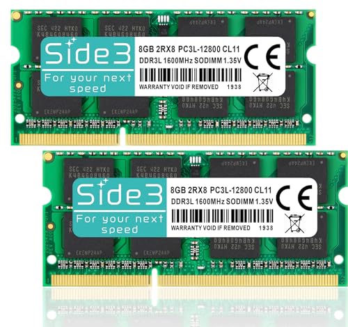 Side3 ノートパソコン用 メモリ DDR3L-1600 PC3L-12800 サムスン製チップ搭載...