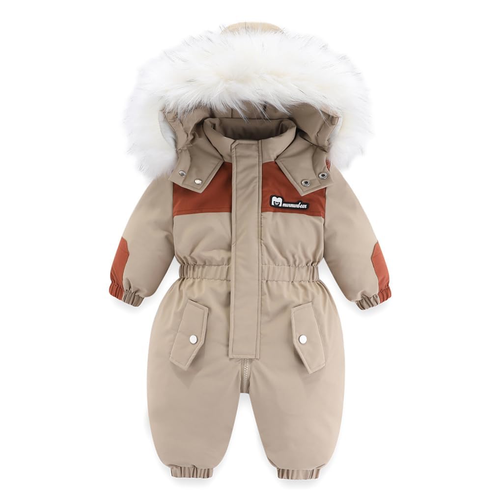 Tuta da neve per neonata, adatta per ragazzi e bambini, impermeabile, tuta da neve per ragazze