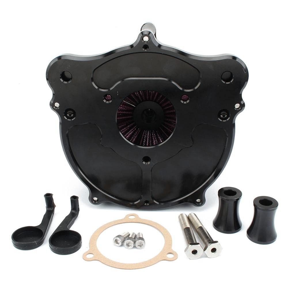 Filtr powietrza dla motocykla czarny CNC filtr układ