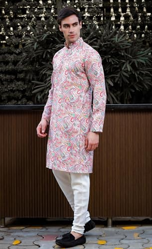 Image of Lymio Men's Cotton Regular Fit Casual Kurta || Kurta || Ethnic Kurta