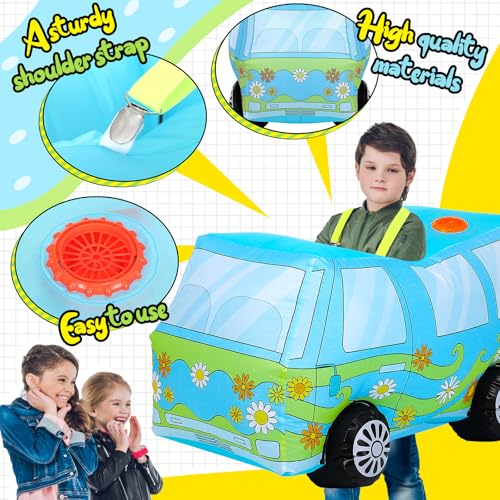 Disfraz Inflable Niño Perro Bus Halloween 3D miniatura 2