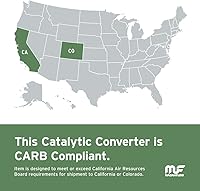 Vista 3 de MagnaFlow 447204 - Convertidor catalítico universal de grado California, entradasalida de 2 pulgadas (compatible con CARB)