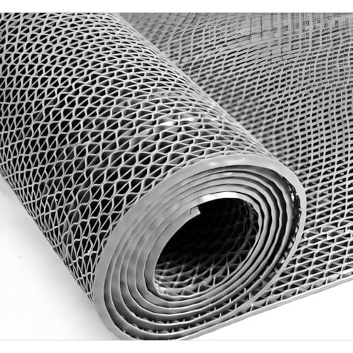 AOCIR �Ɩ��p�E�ƒ�p�E�H�Ɨp ����~�߃}�b�g | 4.5mm �� PVC �S���� �z������ ���� | �����E���ցE�v�[���E���ԏ� ���ꏊ�K�p | �]�|�h�~ ����ҁE���p�i (�O���[,160 x 100 cm)