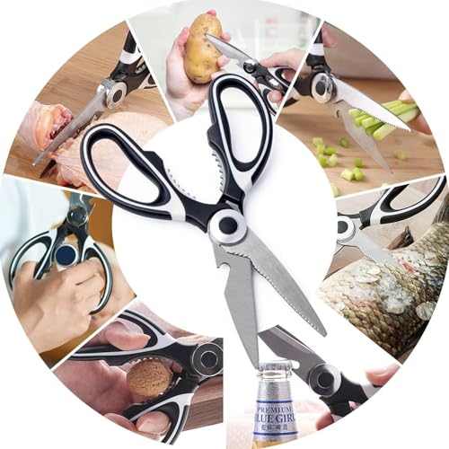 Image of STEFFAN Gardening Plant Cutter | Heavy-Duty Garden Pruner Scissors | Sharp Stainless Steel Garden Shear for Plants, Flowers & Bonsai | Ergonomic Hand Pruning Tool (Garden Scissors)