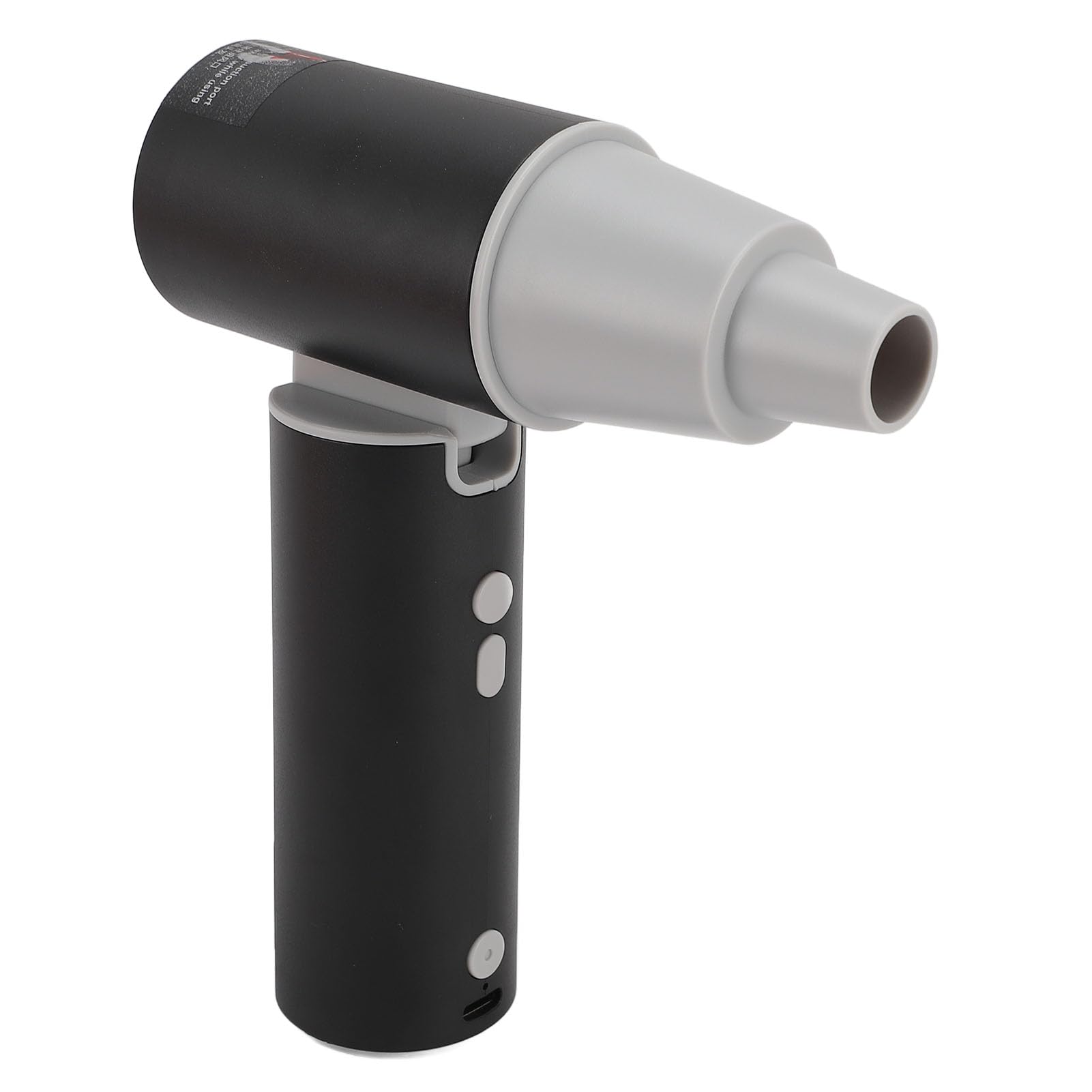 Dépoussiéreur d'air avec moteur sans balais, buses multiples, 110 000 tr/min, 5 vitesses, 4 400 mAh, souffleur d'air pour le dépoussiérage, refroidissement, séchage, nettoyage (Noire)