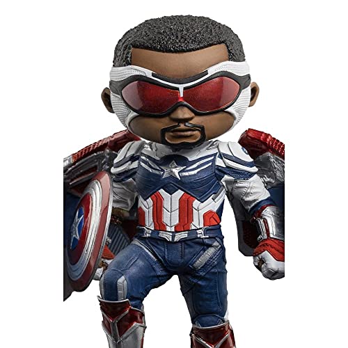 Estatua Captain America Sam Wilson MiniCo Iron Studios miniatura 2