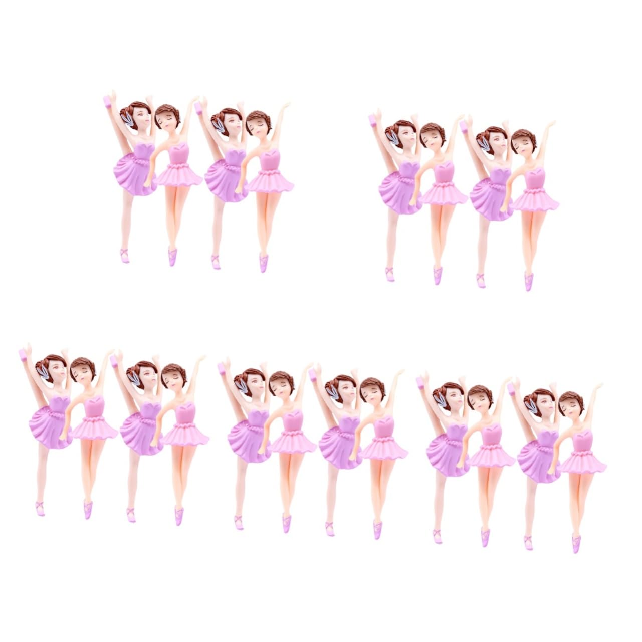 20stücke Ballerina Cupcake Topper Teiliges Mit Miniatur-balletttänzerinnen Elegantem Und Süßem Tortendekoration Für Babypartys Hochzeiten Und Ballett-themenfeiern