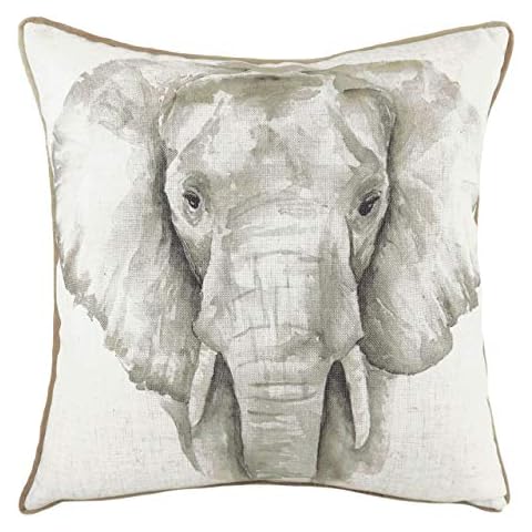 Evans Lichfield Funda de cojín con diseño de Elefante Cover