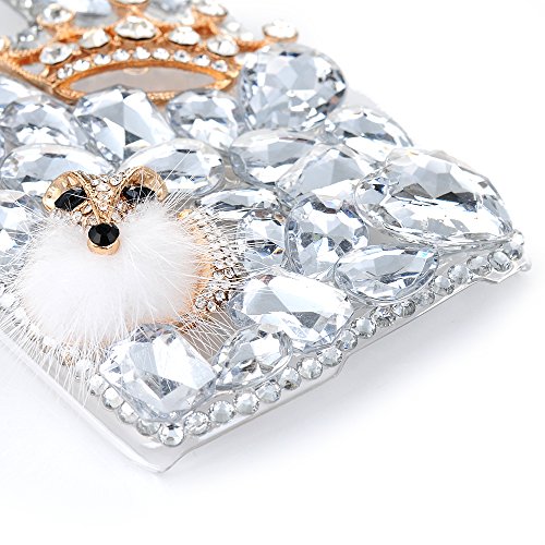 MAXFE.CO LG K10 Custodia Bling Glitter 3D DIY