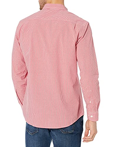 Image of Amazon Essentials Men's Regular-Fit Long-Sleeve Casual Poplin Shirt, Button Front, Business Casual, Collared