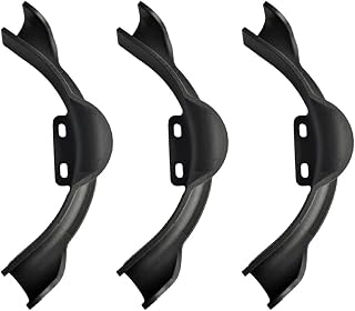 (Pack of 3) TMKOOL Plastic Polymer 3/4 inch PEX Pipe Bend Support 90 Degree Elbow Bend With Mounting Plate (3pcs 3/4 inch)