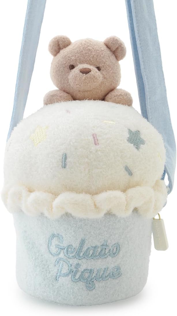 Gelato Pique Kids PKGB262414 Smoothie Ice Cream Bear Shoulder Bag, Girls