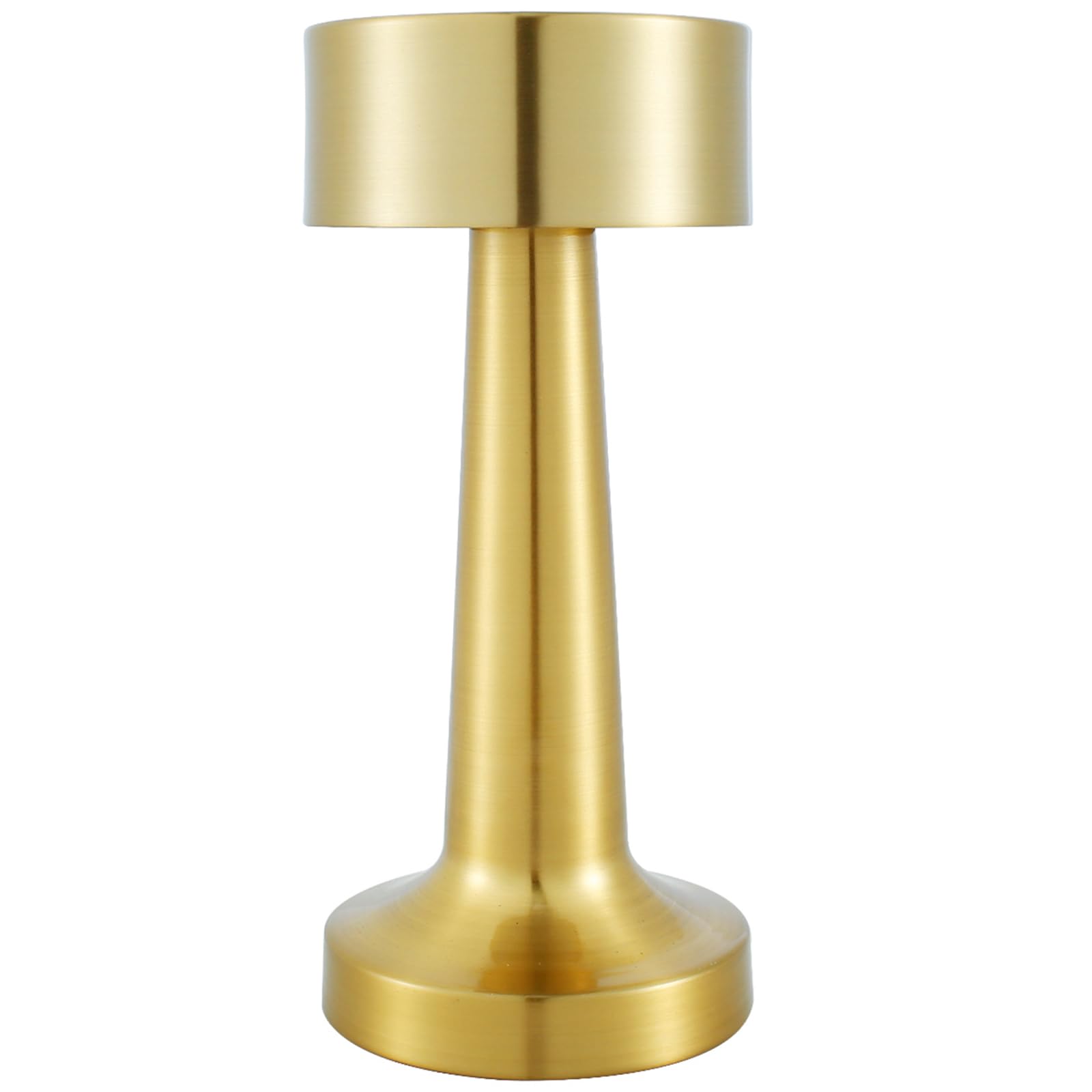 Cordless Table Lamp Portable Cordless LED Desk Light Rechargeable Touch Control Night Light with 3 Color Dimming Metal Eye-Protection Bedside Table Lamp for for Restaurant Bar Hallway Bedroom