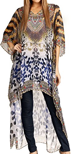 Caftan robe Sakkas P23 fluide pour camoufler les rondeurs avec style