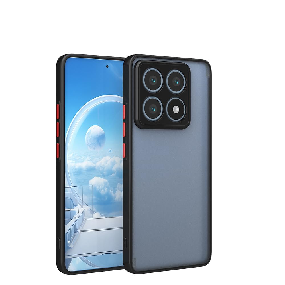 Zore Xiaomi için uyumlu 14T Pro Kılıf Zore Hux Kapak Siyah