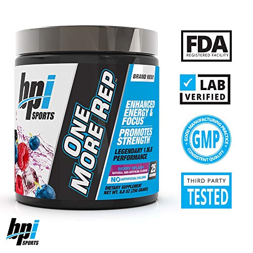 image for BPI Sports One More Rep Pre-Workout Powder - Increase Energy and Stami