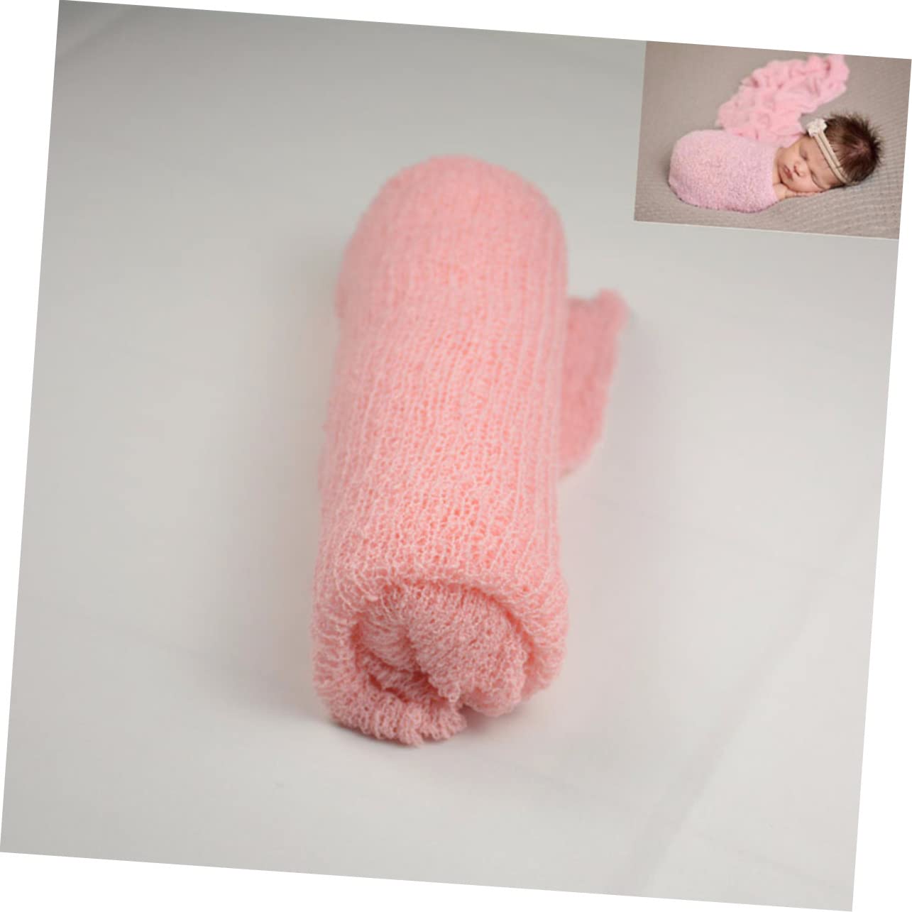 ifundom Set Di 3 Coperte Per Neonati Coperte Per Neonati Traspiranti Panni Da Bagno Per Bambini Fascia Multiuso Bianche 2 Pezzi*3