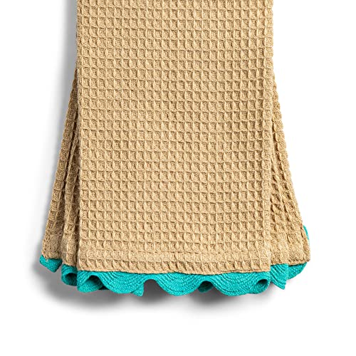 Demdaco Dragonfly Teal Extra 68 Inch Long Cotton Blend Over The Shoulder Kitchen Towel Boa #TOP2
