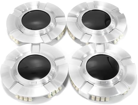 4pcs 182mm7.17in/176mm6.9in Black Car Wheel Center Hub Caps for Silverado 15002007-2013 Avalanche2007-2013 Tahoe2007-2014 Suburban2007-2014 #9596343
