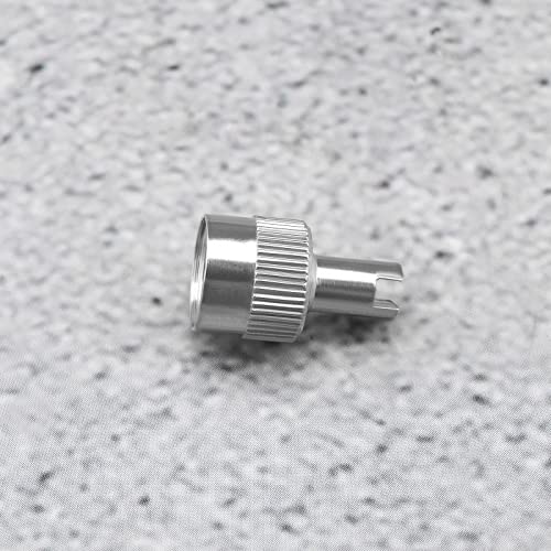 10Pcs Tyre Valve Caps With Valve Core Remover Design Copper Car Tire Valve Stem Covers Tyre Dust Caps For Car Motorcycle Truck Bicycle 7Mm Hole Diameter Silver #TOP6