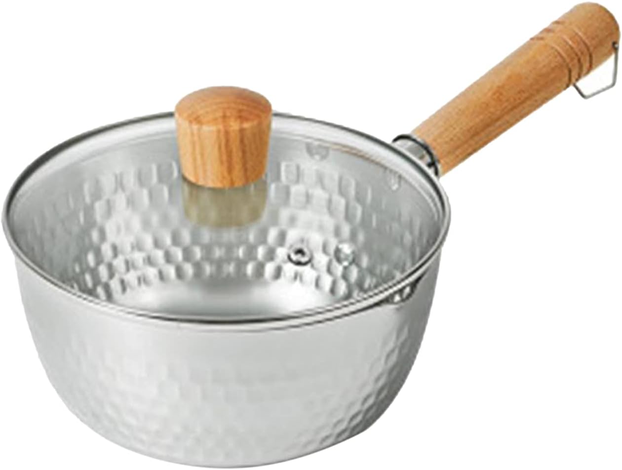 Cooking Pots Pots with Lid Saucepan Heating Milk Easy to Clean Kitchen Utensils, 18cm