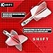 Target Darts K-Shift No.6 Integrated Flights & Shafts | K Shift No.6 Flight & Shaft System, Black – K-Flex Medium Shift Spin Base, Professional Dart Accessories