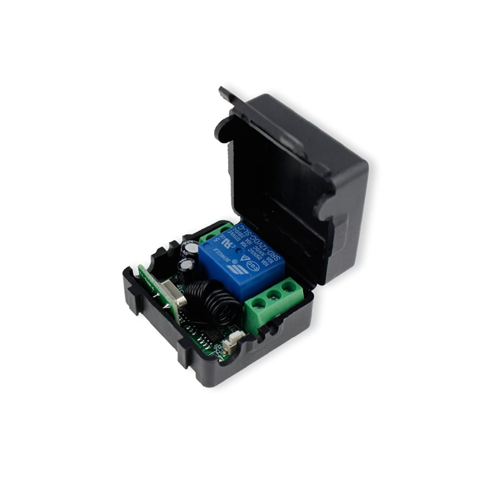 Abridor de puerta de Garaje, 315MHz / 433MHz DC12V 1CH RF Interruptor de control remoto inalámbrico Interruptor de puerta 5 transmisores con receptor for el sistema de bloqueo de control de puerta(2 s