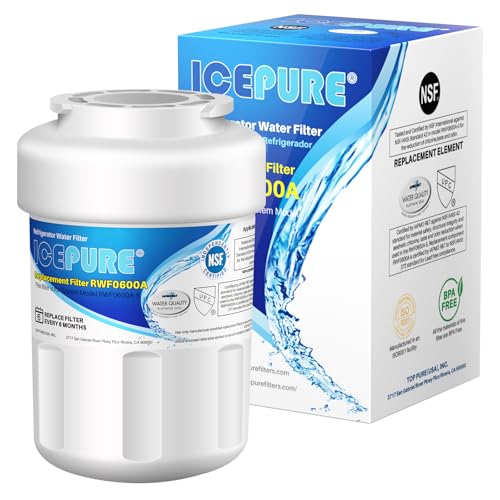 Image of ICEPURE RWF0600A Refrigerator Water Filter Replacement for GE MWF, 1PACK