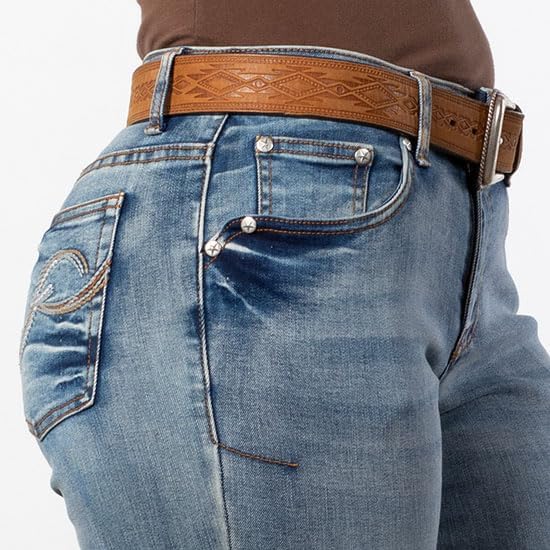 Rod's True Western Rod's Button Me Up Med Wash Jeans032 Denim 1x323