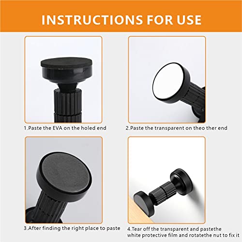 BEASAFY Bett Abstandshalter 4-tlg | Verstellbar 25-110mm Gegen Wandschläge